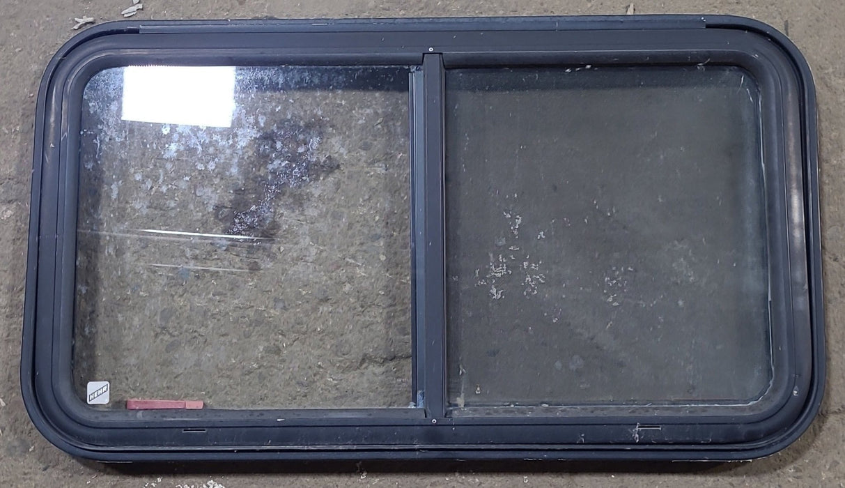 Used Black Radius Emergency Opening Window : 35 1/2" W x 19 1/2" H x 1 1/8" D
