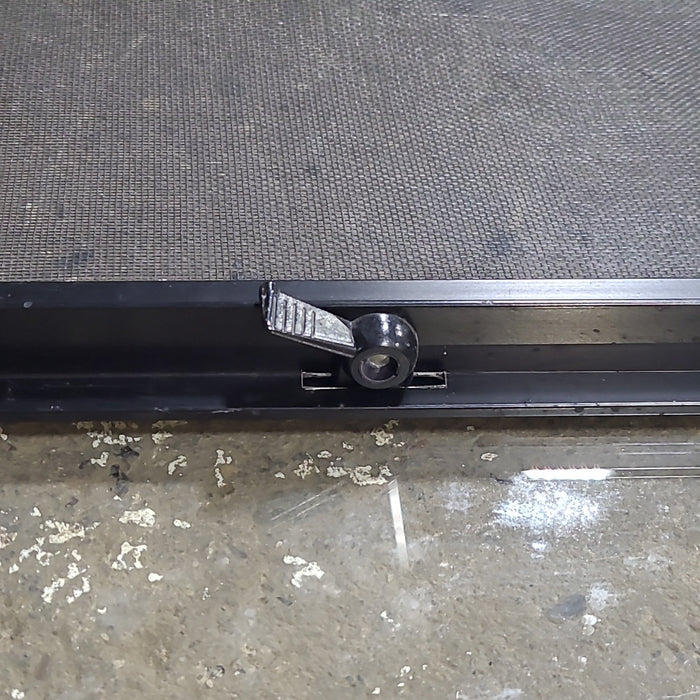 Used Black Radius Emergency Opening Window : 35 1/2" W x 19 1/2" H x 1 1/8" D