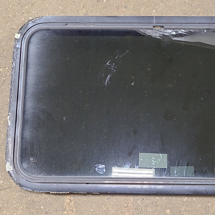 Used Black Radius Emergency Opening Window : 35 1/2" W x 21 1/2" H x 1 1/4" D