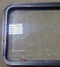 Used Black Radius Emergency Opening Window : 35 1/2" W x 21 1/2" H x 1 7/8" D - Young Farts RV Parts