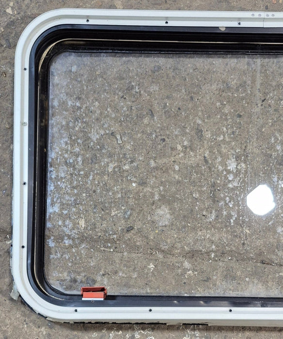 Used Black Radius Emergency Opening Window : 35 1/2" W x 21 1/2" H x 2"