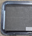 Used Black Radius Emergency Opening Window : 35 1/4" W x 21 1/2" H x 1 3/4" D - Young Farts RV Parts