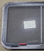 Used Black Radius Emergency Opening Window : 35 1/4" W x 21 1/2" H x 1 7/8" D - Young Farts RV Parts