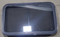 Used Black Radius Emergency Opening Window : 35 1/4" W x 21 1/2" H x 1 7/8" D - Young Farts RV Parts