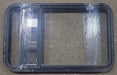 Used Black Radius Emergency Opening Window : 35 3/4" W x 21 3/4" H x 1 1/4" D - Young Farts RV Parts