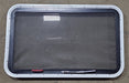 Used Black Radius Emergency Opening Window : 35 3/8" W x 21 3/8" H x 1 5/8" D - Young Farts RV Parts