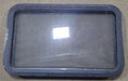 Used Black Radius Emergency Opening Window : 35 3/8" W x 21 3/8" H x 1 5/8" D - Young Farts RV Parts