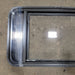 Used Black Radius Emergency Opening Window : 36 1/2" W X 18 1/4" H X 2" D - Young Farts RV Parts