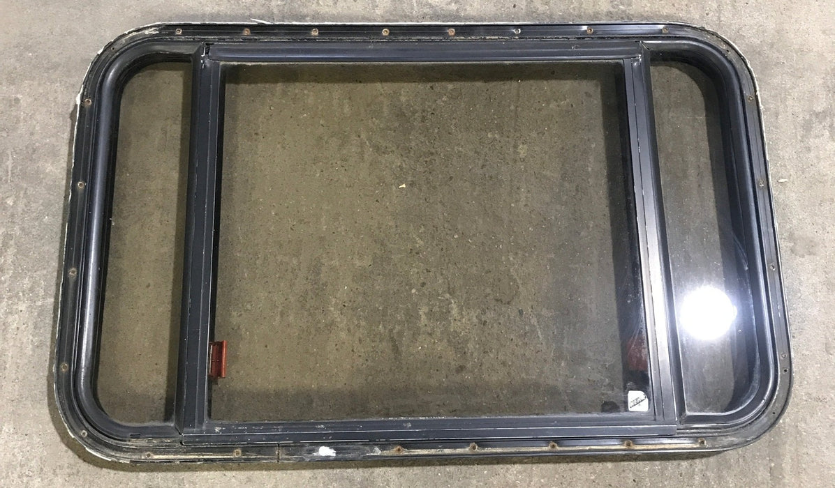 Used Black Radius Emergency Opening Window : 36 1/2" W x 23 1/2" H x 1 1/2"