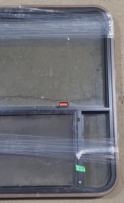 Used Black Radius Emergency Opening Window : 36 1/2" W x 36 3/4" H x 1 3/8" D