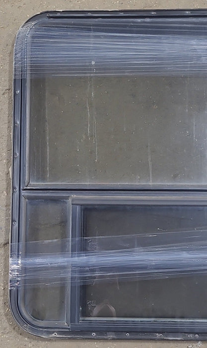 Used Black Radius Emergency Opening Window : 36 1/2" W x 36 3/4" H x 1 3/8" D