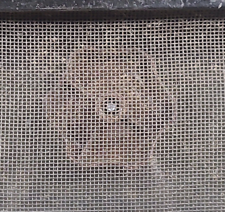 Used Black Radius Emergency Opening Window : 36 1/2" W x 36 3/4" H x 1 3/8" D