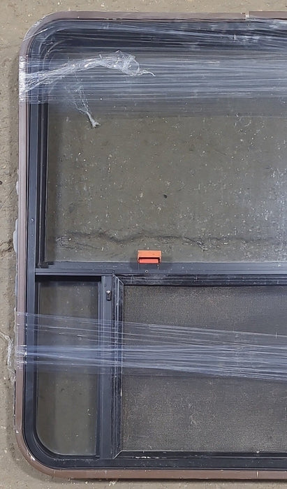 Used Black Radius Emergency Opening Window : 36 1/2" W x 36 3/4" H x 1 3/8" D