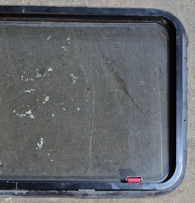 Used Black Radius Emergency Opening Window : 36 3/4 x 23 1/2 x  1 1/2" D