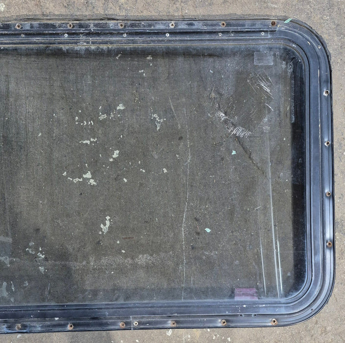 Used Black Radius Emergency Opening Window : 36 3/4 x 23 1/2 x  1 1/2" D