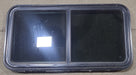 Used Black Radius Emergency Opening Window : 41 1/2" W x 21 1/2" H x 1 7/8" D - Young Farts RV Parts