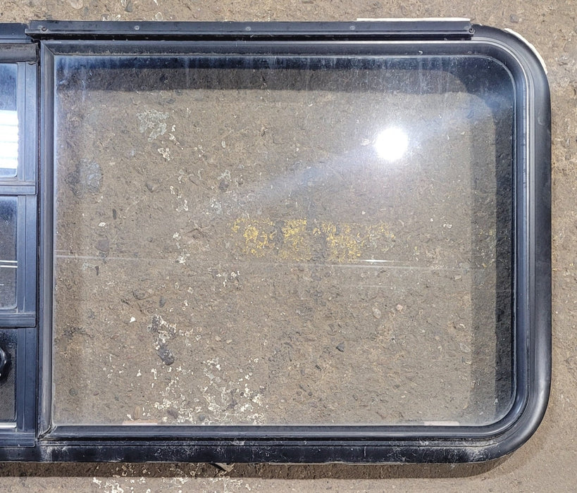 Used Black Radius Emergency Opening Window : 41 1/2" W x 21 3/4" H x 1 1/4" D