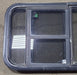 Used Black Radius Emergency Opening Window : 41 1/2 X 17 3/4 X 1 3/4" D - Young Farts RV Parts