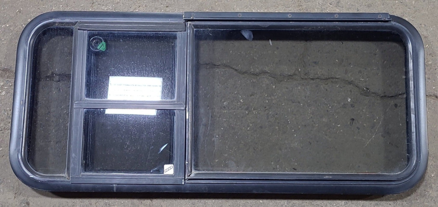 Used Black Radius Emergency Opening Window : 41 1/2 X 17 3/4 X 1 3/4" D