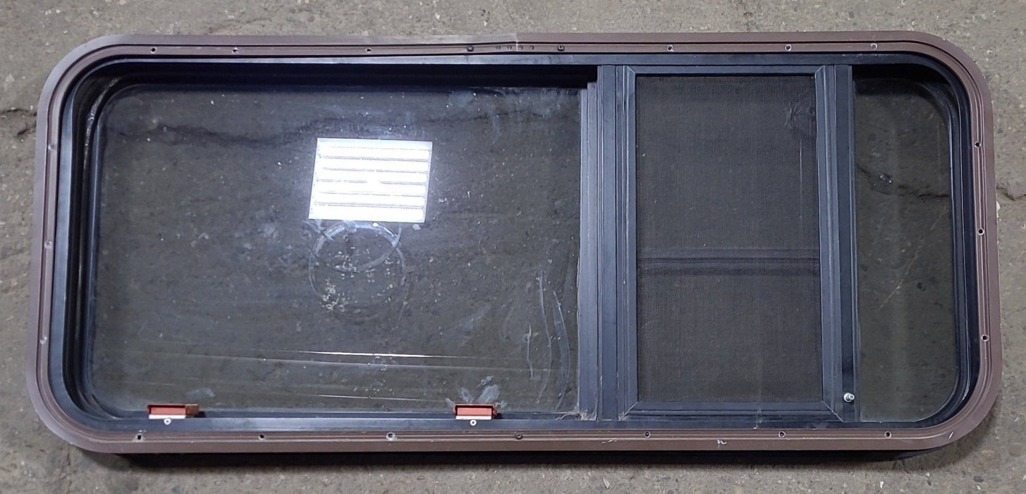 Used Black Radius Emergency Opening Window : 41 1/2 X 17 3/4 X 1 3/4" D