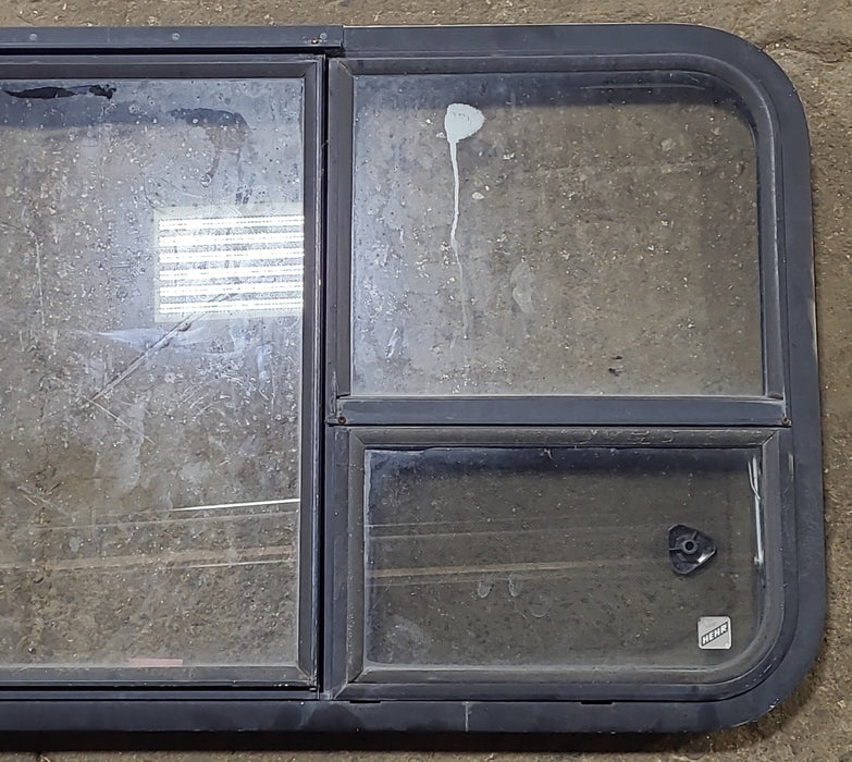 Used Black Radius Emergency Opening Window : 41 3/8" W x 21 5/8" H x 1 7/8" D