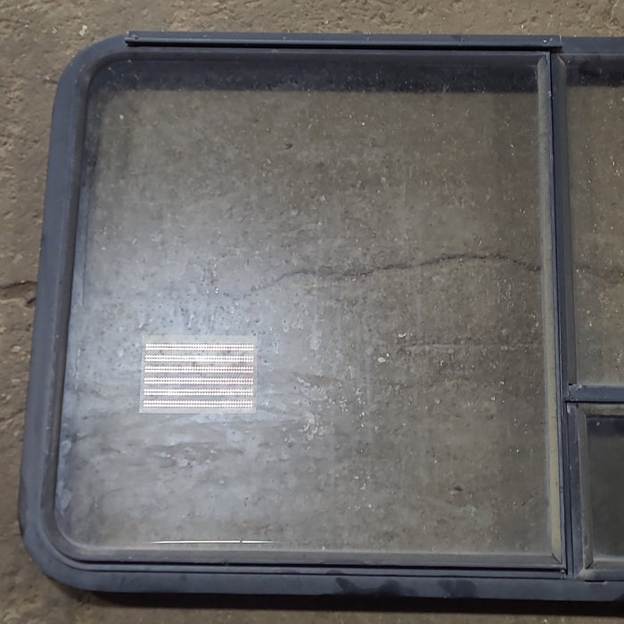 Used Black Radius Emergency Opening Window : 41 3/8" W x 28 5/8" H x 1 7/8" D