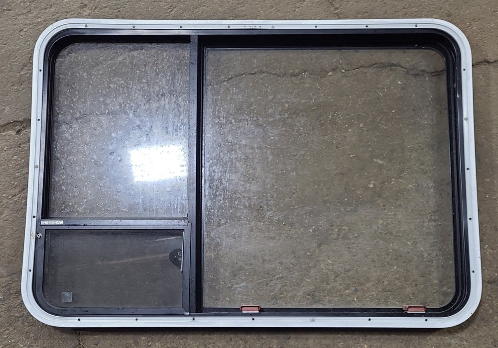 Used Black Radius Emergency Opening Window : 41 3/8" W x 28 5/8" H x 1 7/8" D