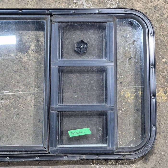 Used Black Radius Emergency Opening Window - 41.625 X 21.875 X 1.375