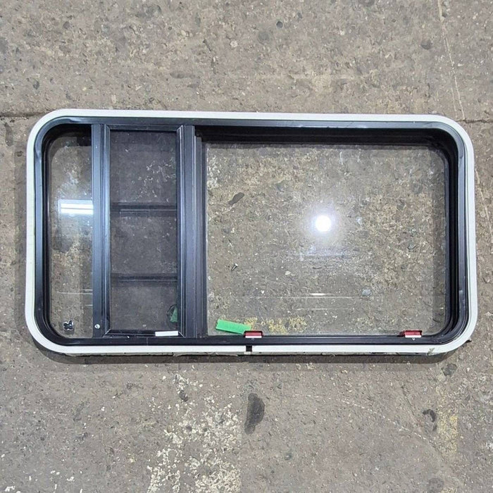 Used Black Radius Emergency Opening Window - 41.625 X 21.875 X 1.375