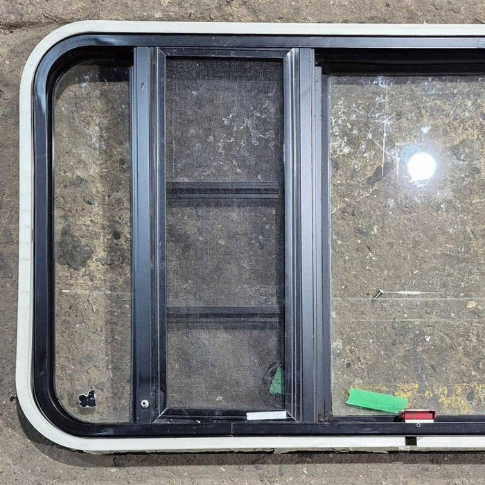 Used Black Radius Emergency Opening Window - 41.625 X 21.875 X 1.375