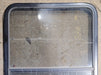 Used Black Radius Emergency Opening Window : 42 1/4" W x 29 1/2" H x 1 3/4" - Young Farts RV Parts