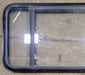 Used Black Radius Emergency Opening Window : 47 1/2" W x 21 1/2" H x 1 3/4" - Young Farts RV Parts