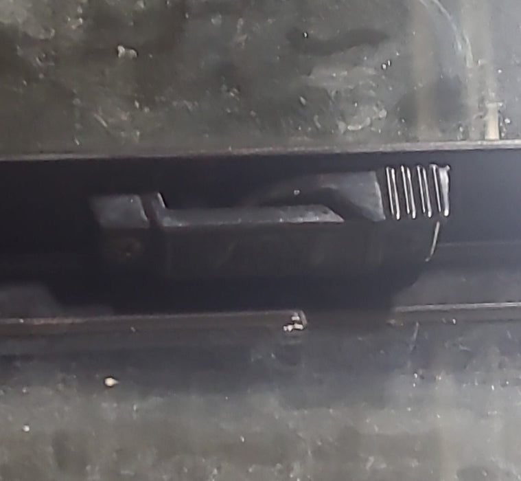 Used Black Radius Emergency Opening Window : 47 1/2" W x 21 3/8" H x 1 3/4" D - Young Farts RV Parts