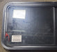 Used Black Radius Emergency Opening Window : 47 1/2" W x 21 3/8" H x 1 3/4" D - Young Farts RV Parts