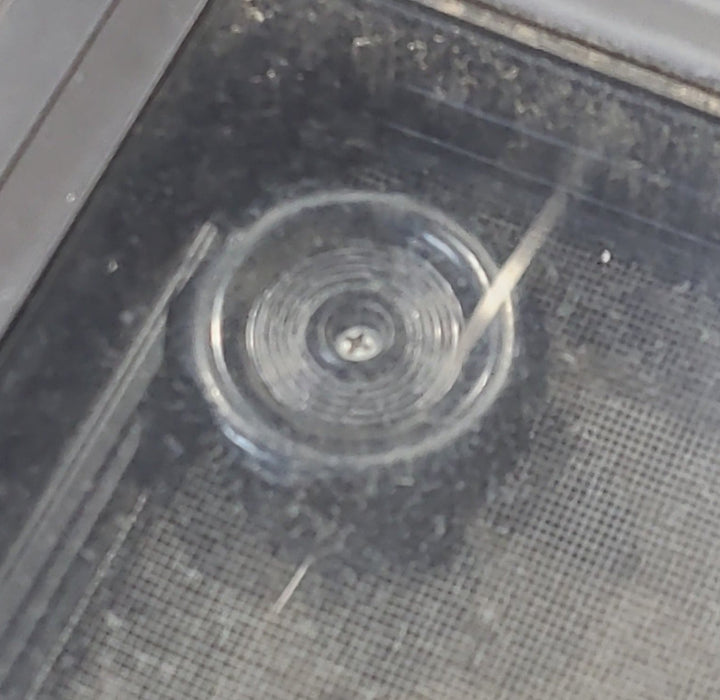 Used Black Radius Emergency Opening Window : 47 1/2" W x 22 1/4" H x 1 7/8" D