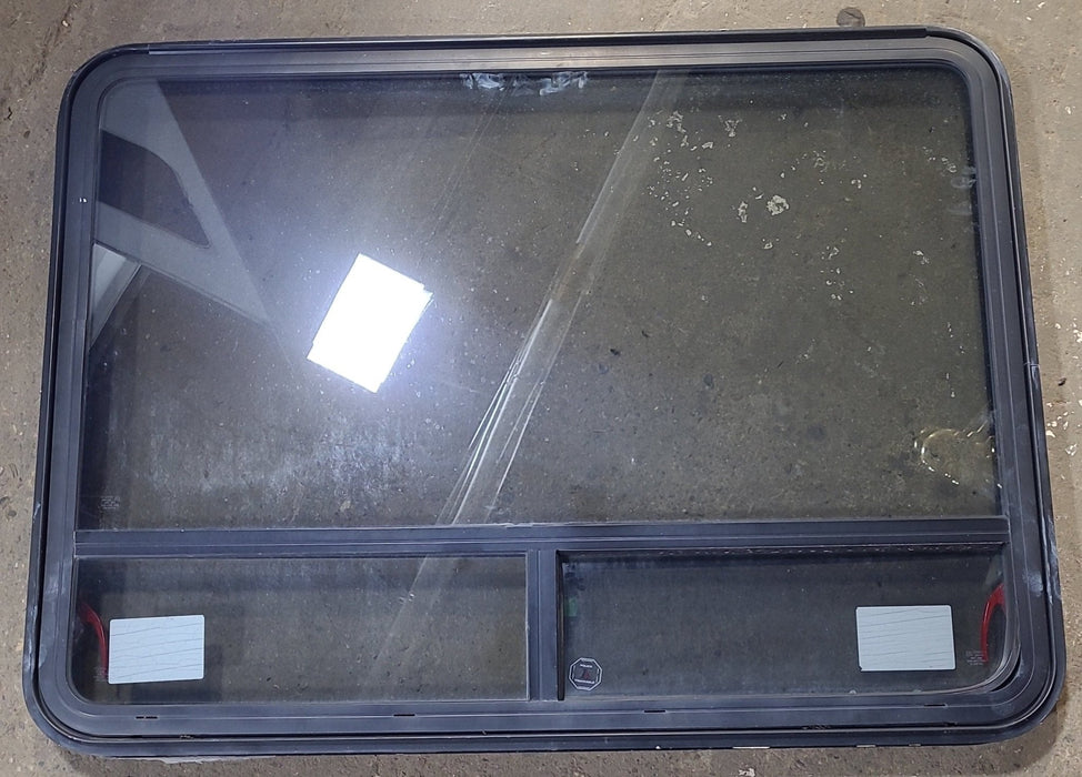 Used Black Radius Emergency Opening Window : 47 1/2" W x 35 1/4" H x 1 3/4" D