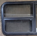 Used Black Radius Emergency Opening Window : 47 1/4" W x 21 1/4" H x 1 3/4" - Young Farts RV Parts