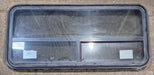 Used Black Radius Emergency Opening Window : 47 1/4" W x 21 1/4" H x 1 3/4" D - Young Farts RV Parts