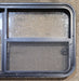 Used Black Radius Emergency Opening Window : 47 1/4" W x 21 1/4" H x 1 7/8" - Young Farts RV Parts