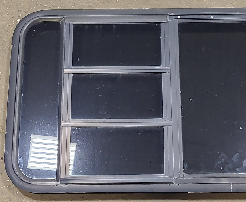 Black Radius Emergency Opening Window : 47 1/4" W x 22 1/2" H x 1 3/4" D