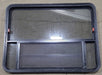 Used Black Radius Emergency Opening Window : 47 1/4" W x 35 1/2" H x 1 7/8" D - Young Farts RV Parts
