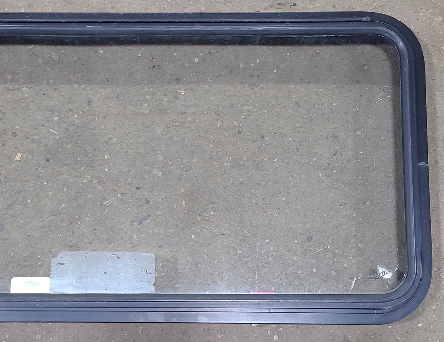 Used Black Radius Emergency Opening Window : 48 1/2" W x 21 3/4" H x 1 3/4" D