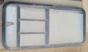 Used Black Radius Emergency Opening Window : 48 X 23 X 2" D - Young Farts RV Parts