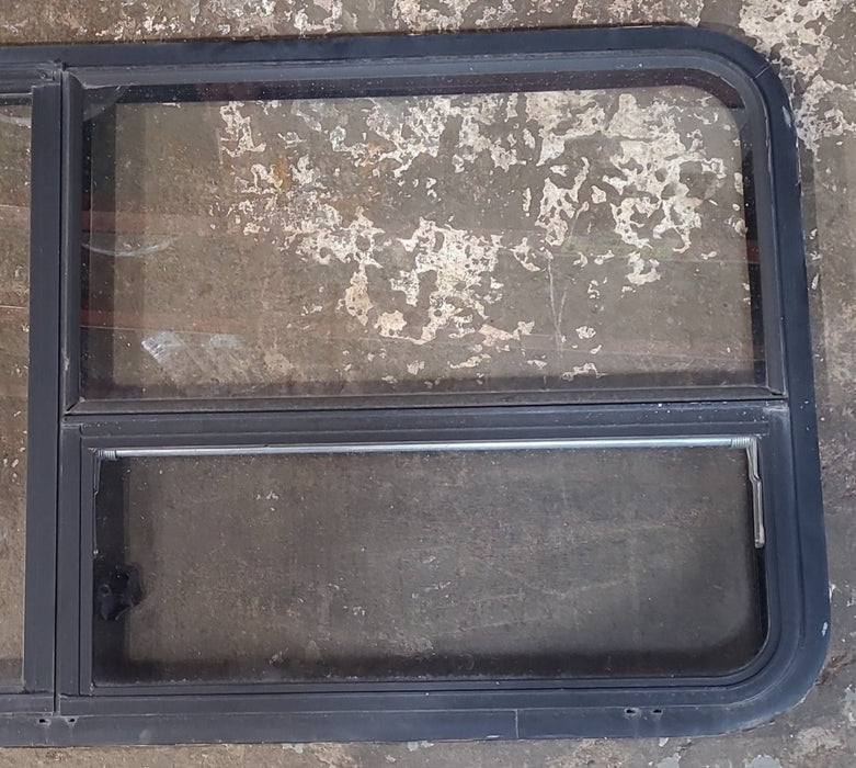 Used Black Radius Emergency Opening Window : 53 1/2" W x 25 1/2" H x 1 7/8" D