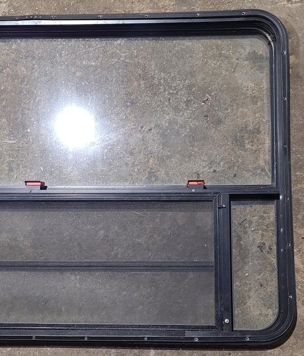 Used Black Radius Emergency Opening Window : 53 1/2" W x 34 3/4" H x 1 1/4" D