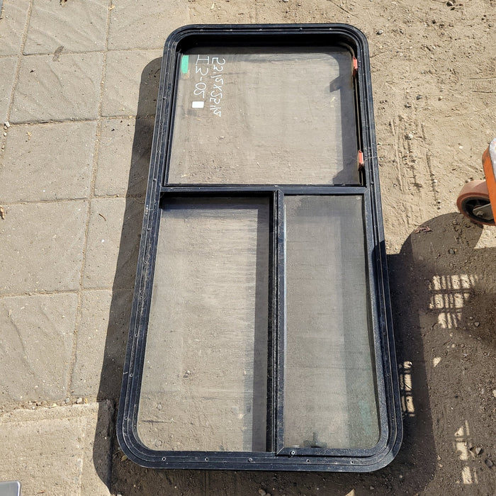 Used Black Radius Emergency Opening Window : 53 1/2 X 25 1/2 X 2" D