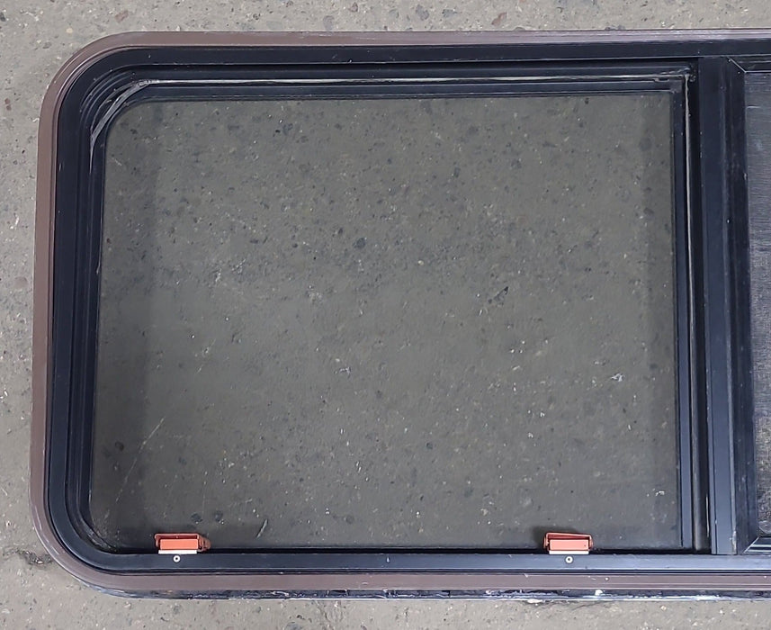 Used Black Radius Emergency Opening Window : 60 3/4" W x 23" H x 1 3/8" D