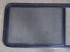 Used Black Radius Emergency Opening Window : 60 3/8" W x 21 3/4" H x 1 3/4" D - Young Farts RV Parts