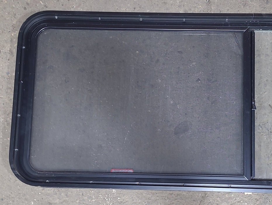 Used Black Radius Emergency Opening Window : 60 3/8" W x 21 3/4" H x 1 3/4" D