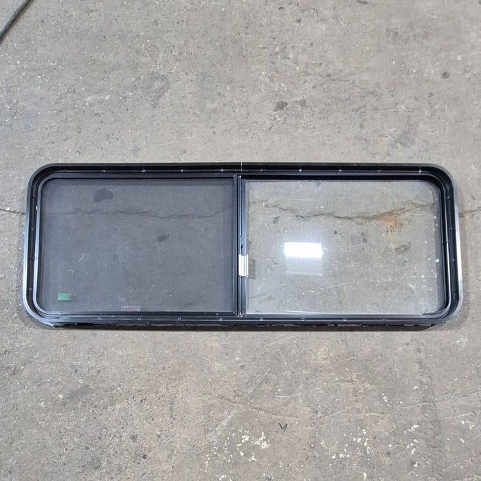 Used Black Radius Emergency Opening Window - 60.25 X 21.75 X 1.75